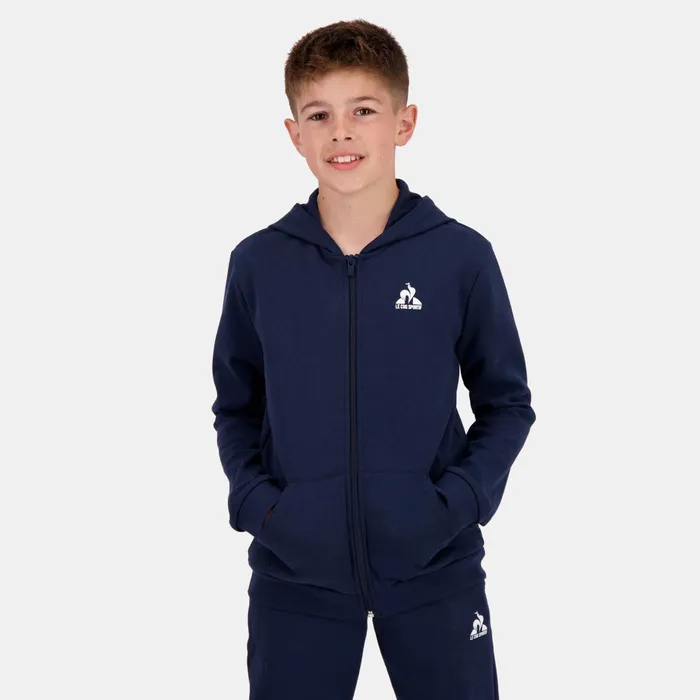 Le Coq Sportif Essentiels ZipUp Hoodie Kids Kids Sweatshirts And Hoodies