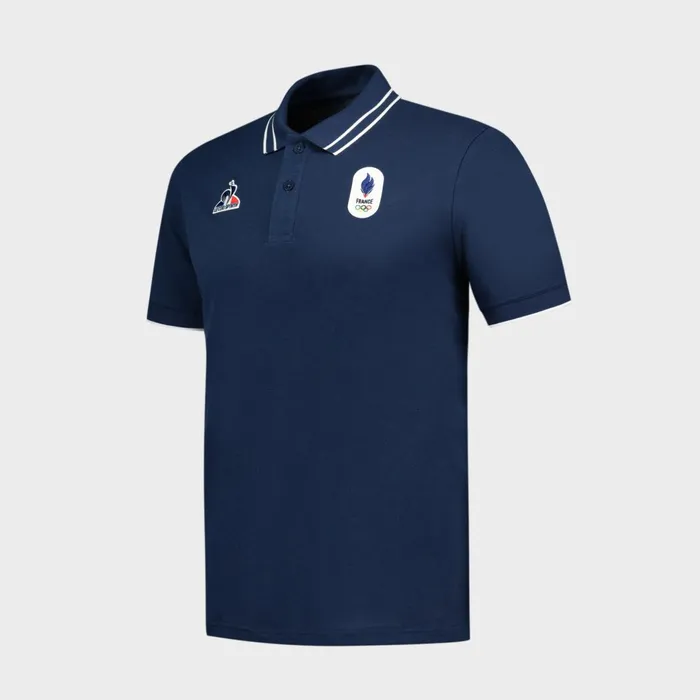 Le Coq Sportif France039s Olympic Team Polo Shirt Insignia Blue Men Polos Shirts Le Coq Sportif France039s Olympic Team Polo Shirt Insignia Blue Men Polos Shirts