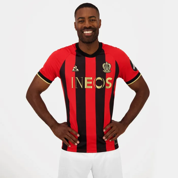 Le Coq Sportif OGC Nice 8211 Match Outfit Jersey Men Tshirts And Tops