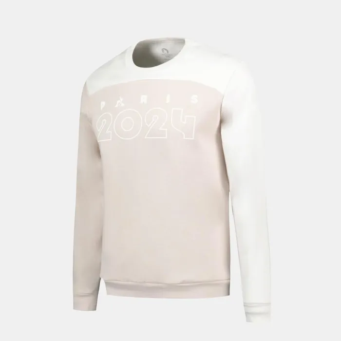 Le Coq Sportif Paris 2024 RoundNeck Sweatshirtshirt Men Sweatshirts