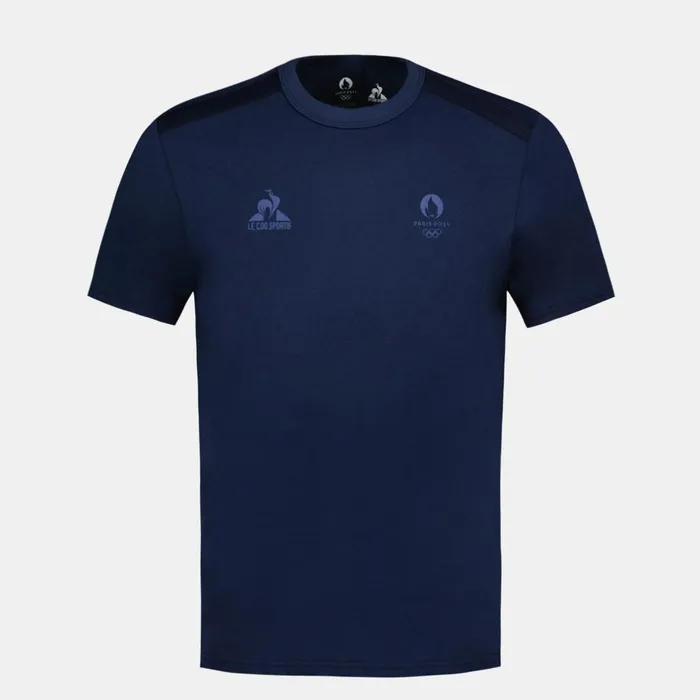 Le Coq Sportif Paris 2024 TShirt Bleu Nuit Men Tshirts And Tops