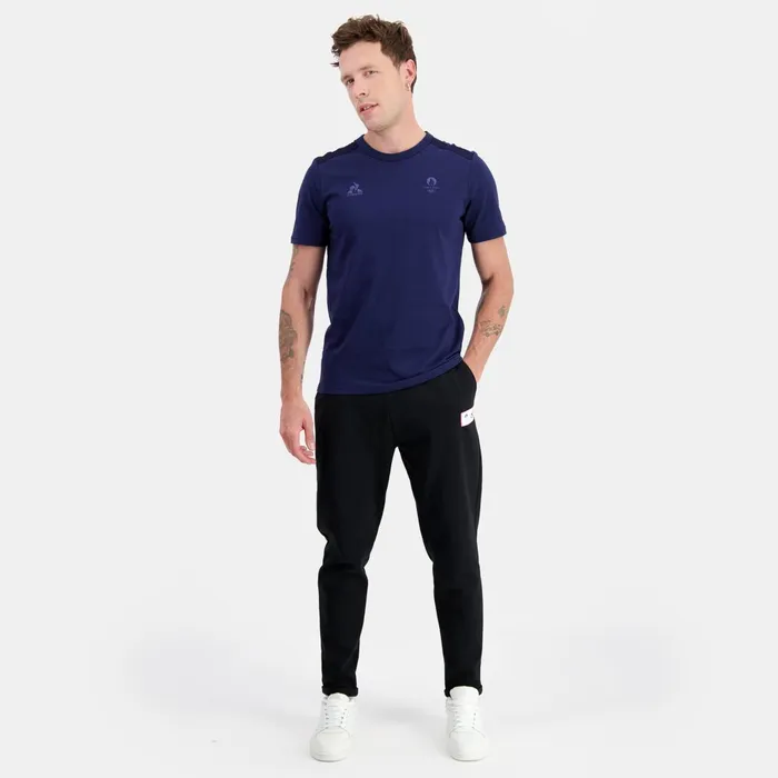 Le Coq Sportif Paris 2024 TShirt Bleu Nuit Men Tshirts And Tops