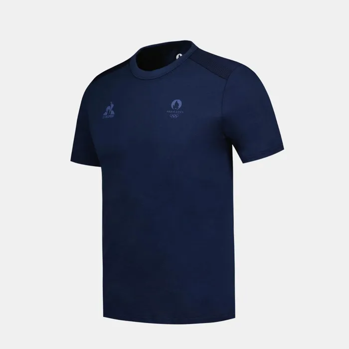 Le Coq Sportif Paris 2024 TShirt Bleu Nuit Men Tshirts And Tops