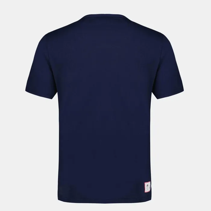 Le Coq Sportif Paris 2024 TShirt Bleu Nuit MenWomen Tshirts And Tops
