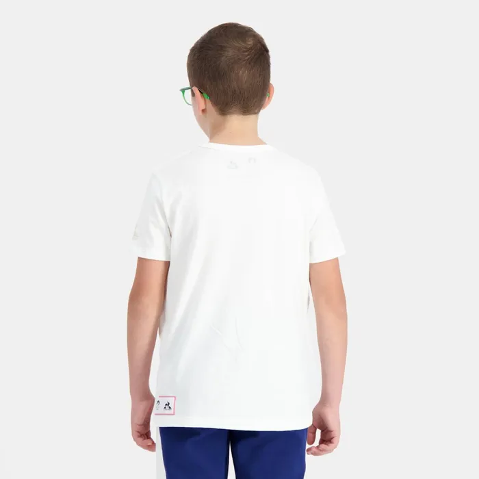 Le Coq Sportif Paris 2024 TShirt Kids Marshmallow Kids Tshirts