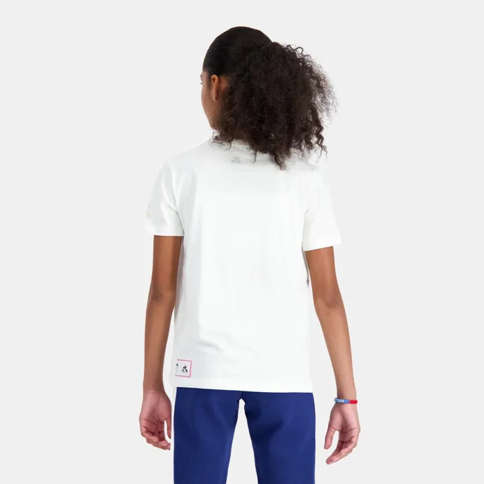 Le Coq Sportif Paris 2024 TShirt Kids Marshmallow Kids Tshirts