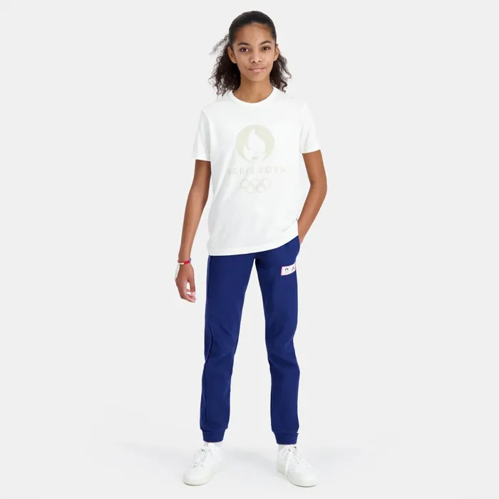 Le Coq Sportif Paris 2024 TShirt Kids Marshmallow Kids Tshirts