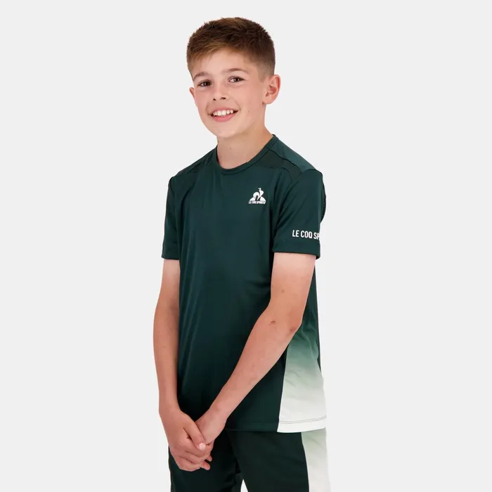 Le Coq Sportif Performance Tennis TShirt Kids Scarab Kids Tshirts