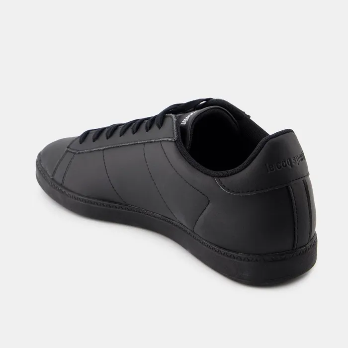 Le Coq Sportif Shoes COURTSET2 Triple Black Men Trainers And Sneakers