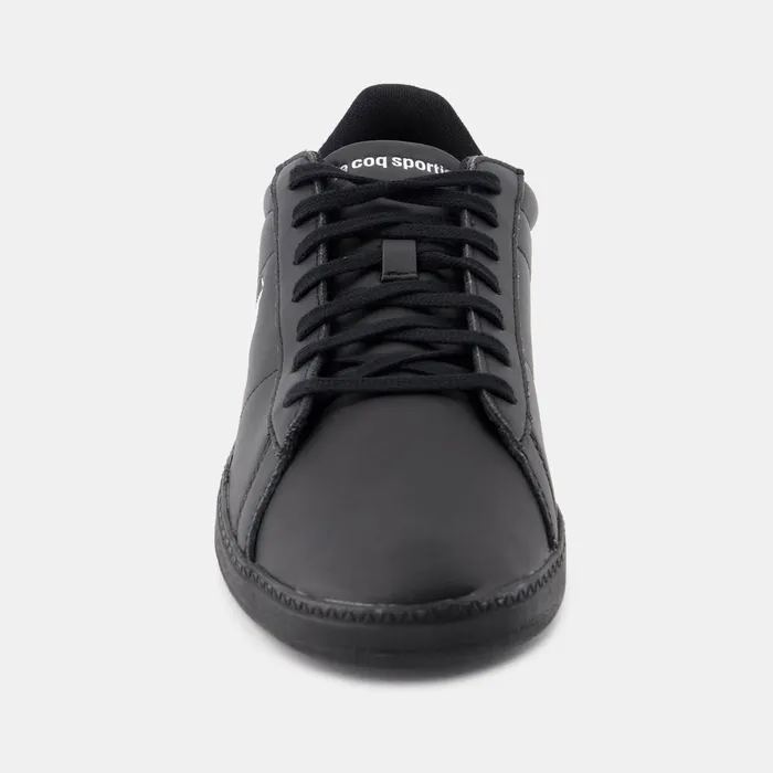 Le Coq Sportif Shoes COURTSET2 Triple Black Men Trainers And Sneakers