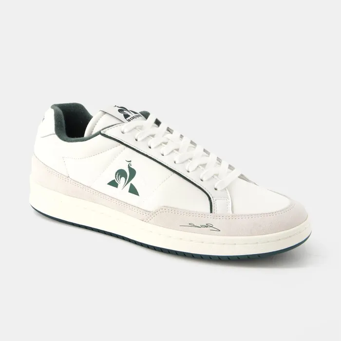 Le Coq Sportif Shoes NOAH2 RIPSTOP Optical White Trekking Green Men Trainers And Sneakers Le Coq Sportif Shoes NOAH2 RIPSTOP Optical White Trekking Green Men Trainers And Sneakers