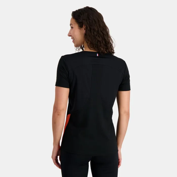Le Coq Sportif TShirt Blackorange Perf Women Tshirts Polos Shirts And Tops