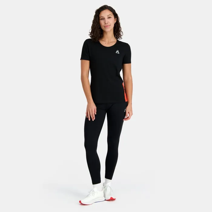 Le Coq Sportif TShirt Blackorange Perf Women Tshirts Polos Shirts And Tops
