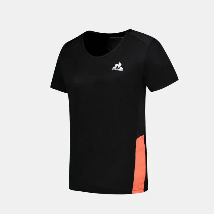 Le Coq Sportif TShirt Blackorange Perf Women Tshirts Polos Shirts And Tops