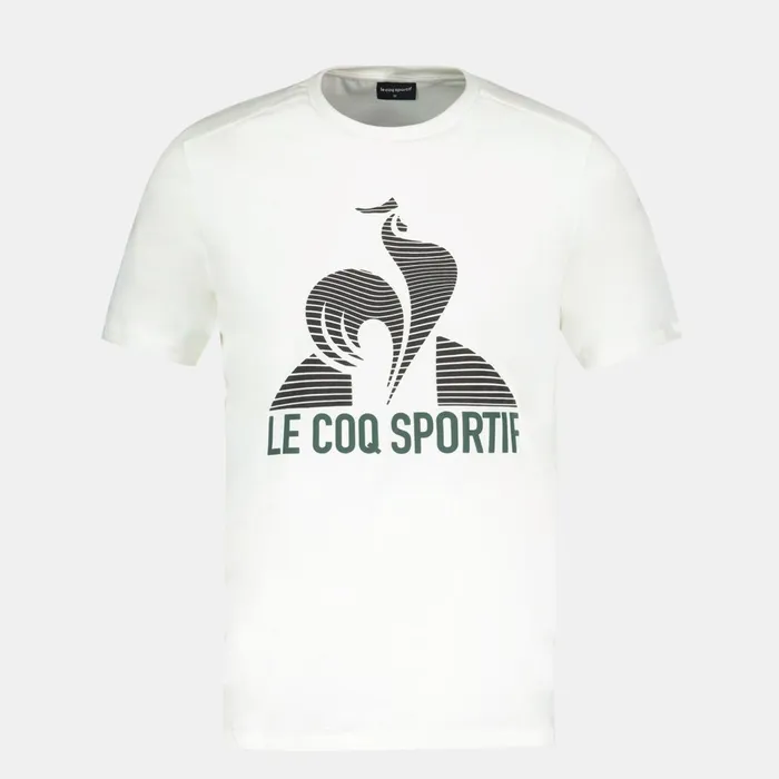 Le Coq Sportif Tennis TShirt Marshmallowscarabblack Men Tshirts And Tops