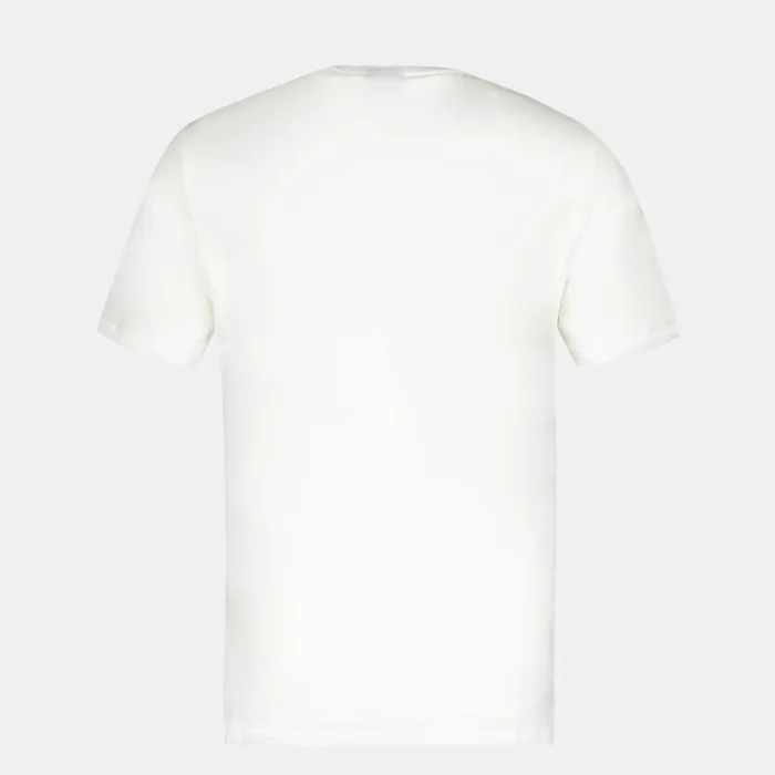 Le Coq Sportif Tennis TShirt Marshmallowscarabblack Men Tshirts And Tops