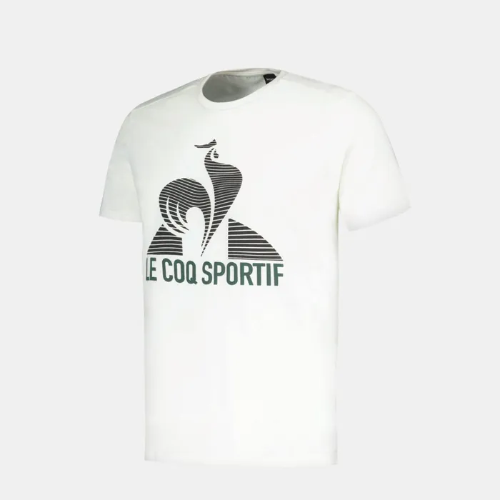 Le Coq Sportif Tennis TShirt Marshmallowscarabblack Men Tshirts And Tops