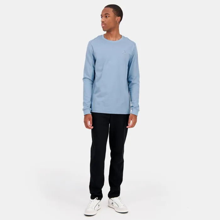 Le Coq Sportif Ton Sur Ton LongSleeve TShirt Faded Denim Men Tshirts And Tops Le Coq Sportif Ton Sur Ton LongSleeve TShirt Faded Denim Men Tshirts And Tops