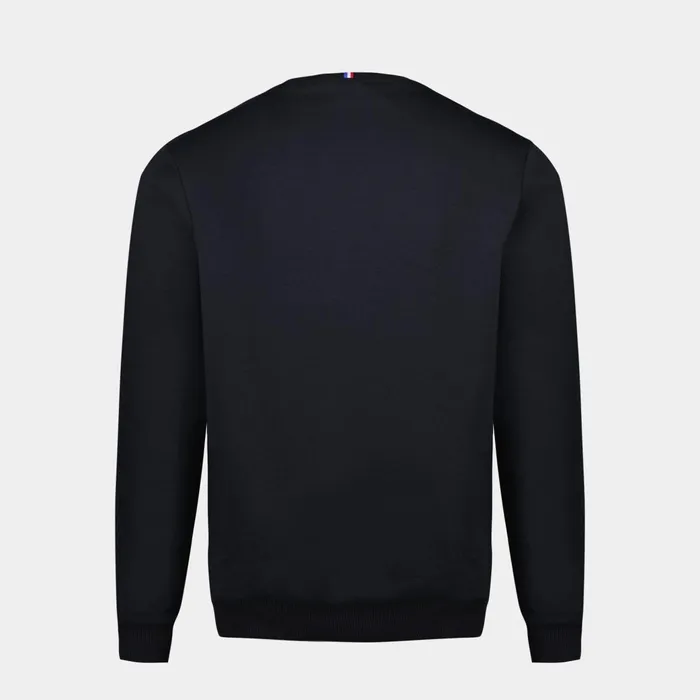 Le Coq Sportif Ton Sur Ton RoundNeck Sweatshirtshirt Black Men Sweatshirts