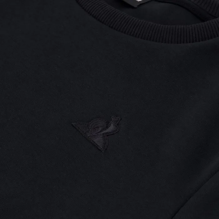 Le Coq Sportif Ton Sur Ton RoundNeck Sweatshirtshirt Black Men Sweatshirts