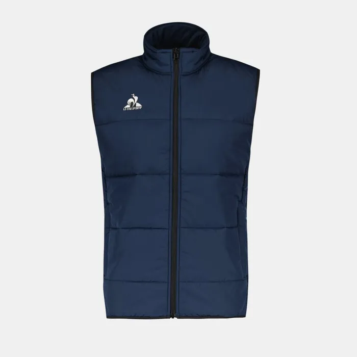 Le Coq Sportif Training Doudoune Sans Manche Homme Dress Blues Men Jackets