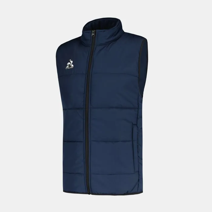 Le Coq Sportif Training Doudoune Sans Manche Homme Dress Blues Men Jackets