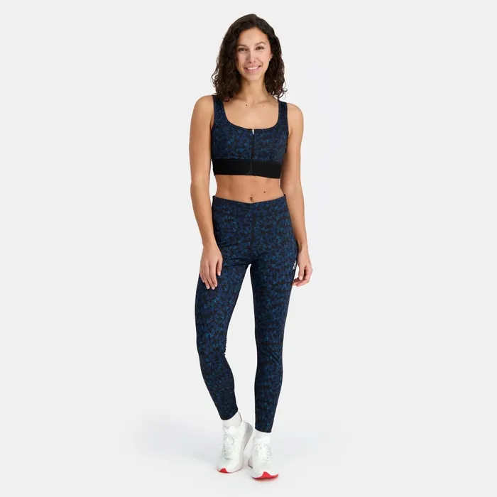 Le Coq Sportif Training Performance Bra All Over Bleu Perf Women Bra And Leggings Le Coq Sportif Training Performance Bra All Over Bleu Perf Women Bra And Leggings