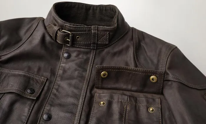 Leather Jackets Men Belstaff Legacy Gangster Jacket Antique Brown Leather Jackets Men Belstaff Legacy Gangster Jacket Antique Brown