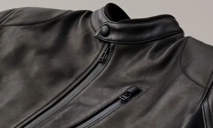 Leather Jackets Men Belstaff Mistral Motorcycle Jacket Black