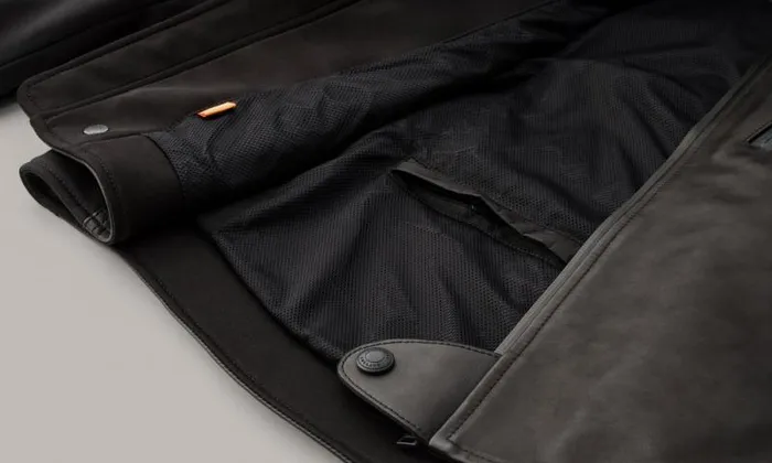 Leather Jackets Men Belstaff Mistral Motorcycle Jacket Black