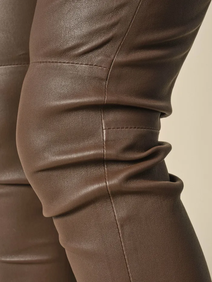 Leather MMLucia Stretch Leather Legging Rain Drum MOS MOSH Women Leather MMLucia Stretch Leather Legging Rain Drum MOS MOSH Women