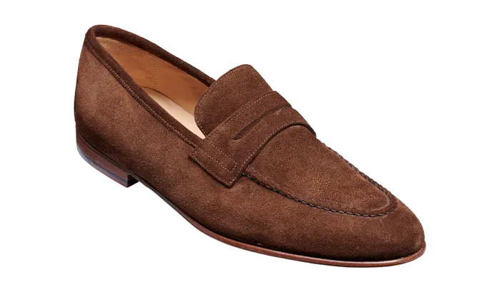 Ledley 8211 Castagnia Suede Men Barker Shoes Mens Loafers