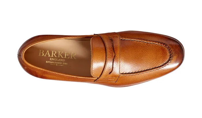 Ledley 8211 Cedar Grain Men Barker Shoes Mens Loafers