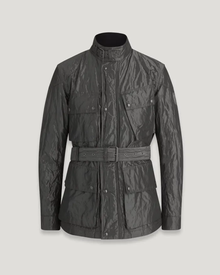 Lightweight Jackets MenWomen Belstaff Trialmaster Concept Unisex Jacket Gunmetal