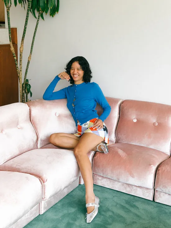 Lisa Says Gah Erin Cardigan Cobalt Women Tops