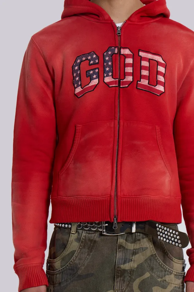 Loungewear Shop 039GOD039 Mini Monster Hoodie Jaded London Men