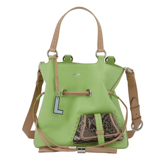 M Bucket Bag Multico Apple Green Women Lancel Bucket Bags