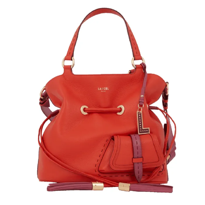 M Bucket Bag Multico Pumpkin Women Lancel Shoulder Bags