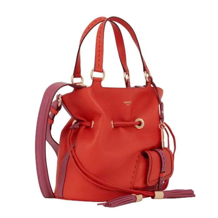 M Bucket Bag Multico Pumpkin Women Lancel Shoulder Bags