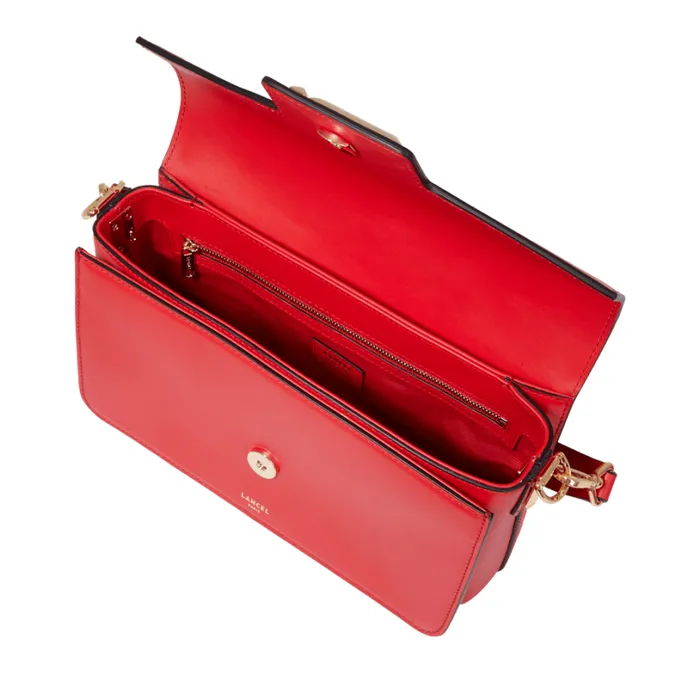 M Flap Bag Kiss Red Women Lancel Shoulder Bags M Flap Bag Kiss Red Women Lancel Shoulder Bags