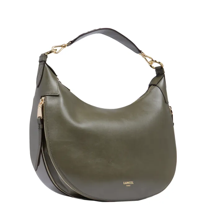 M Hobo Bag Dark Khaki Women Lancel Hand Bags M Hobo Bag Dark Khaki Women Lancel Hand Bags