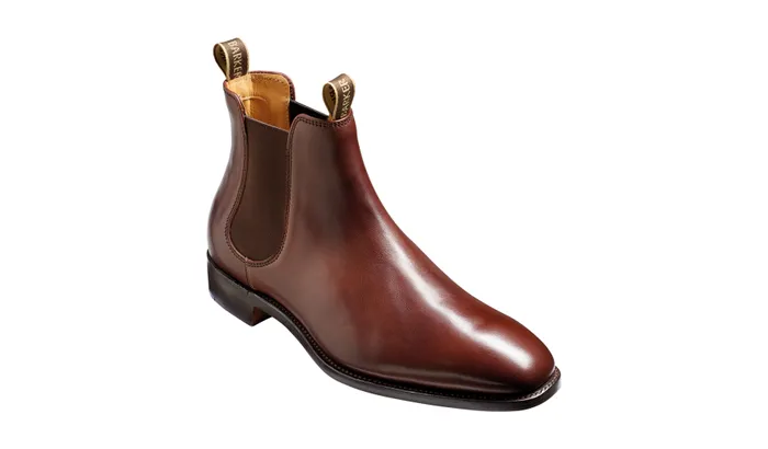 Mansfield 8211 Walnut Calf Men Barker Shoes Mens Boots