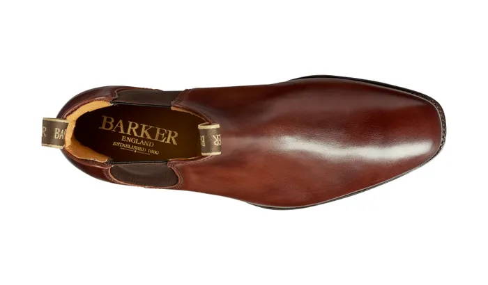 Mansfield 8211 Walnut Calf Men Barker Shoes Mens Boots