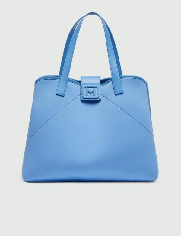 Marella Bags Women Neoprene Shopping Tote Light Blue