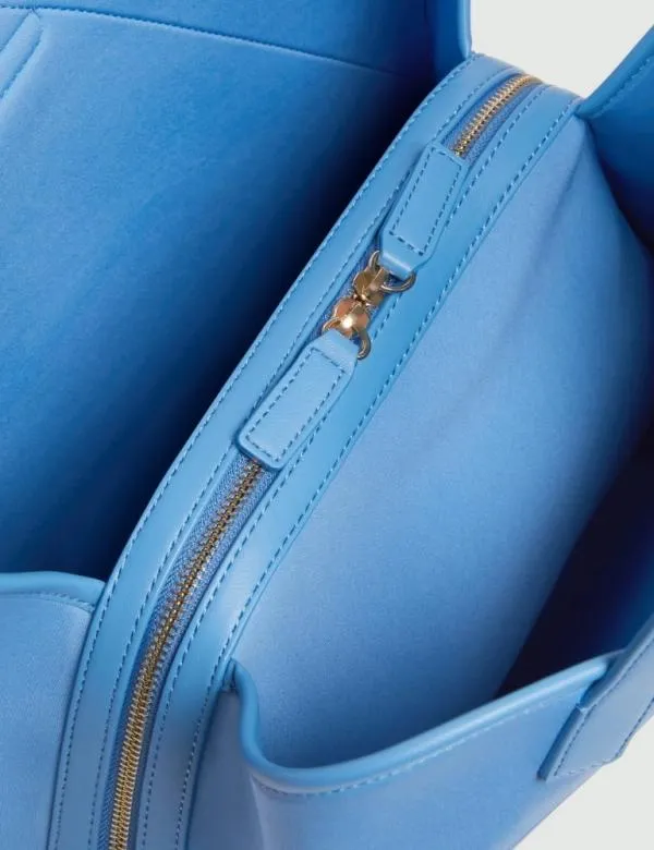 Marella Bags Women Neoprene Shopping Tote Light Blue