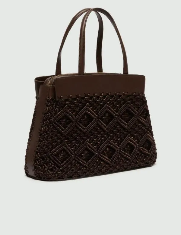Marella Bags Women Shopping Tote Dark Bown