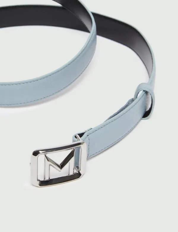 Marella Belts Women Logo Belt Light Blue
