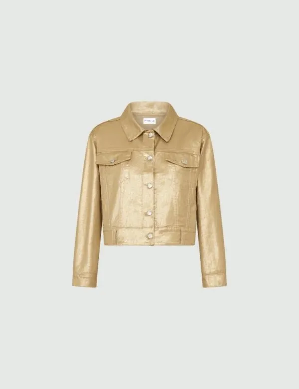 Marella Jackets Women Denim Jacket Colonial