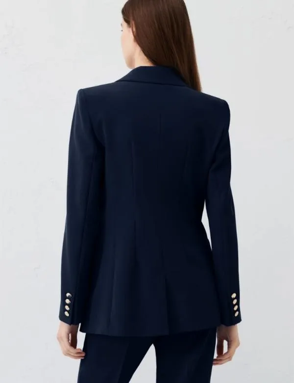 Marella Jackets Women Doublebreasted Blazer Navy