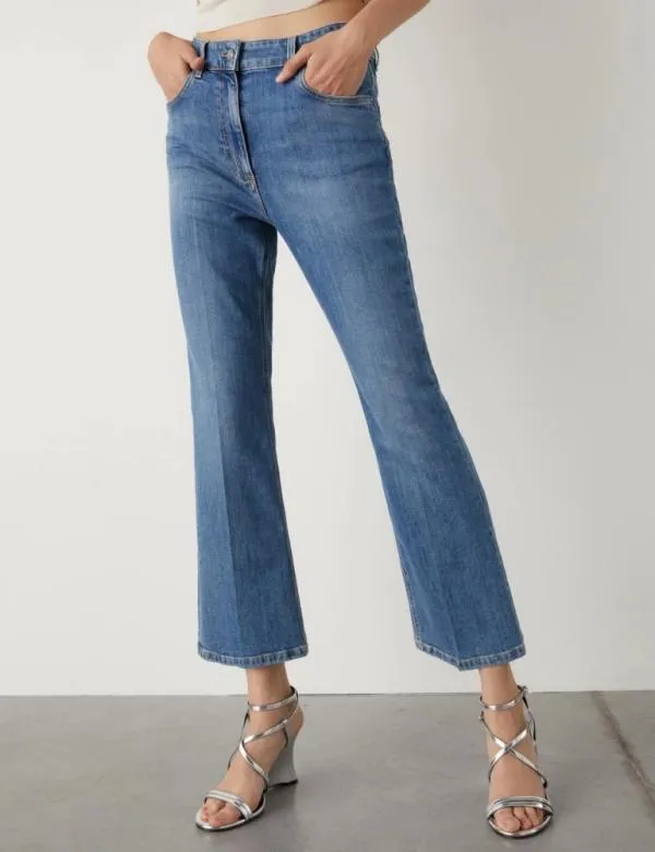 Marella Jeans Women Flared Jeans Blue Jeans
